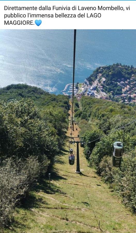 Lago Maggiore, Leggiuno, Ampio Appartamento מראה חיצוני תמונה