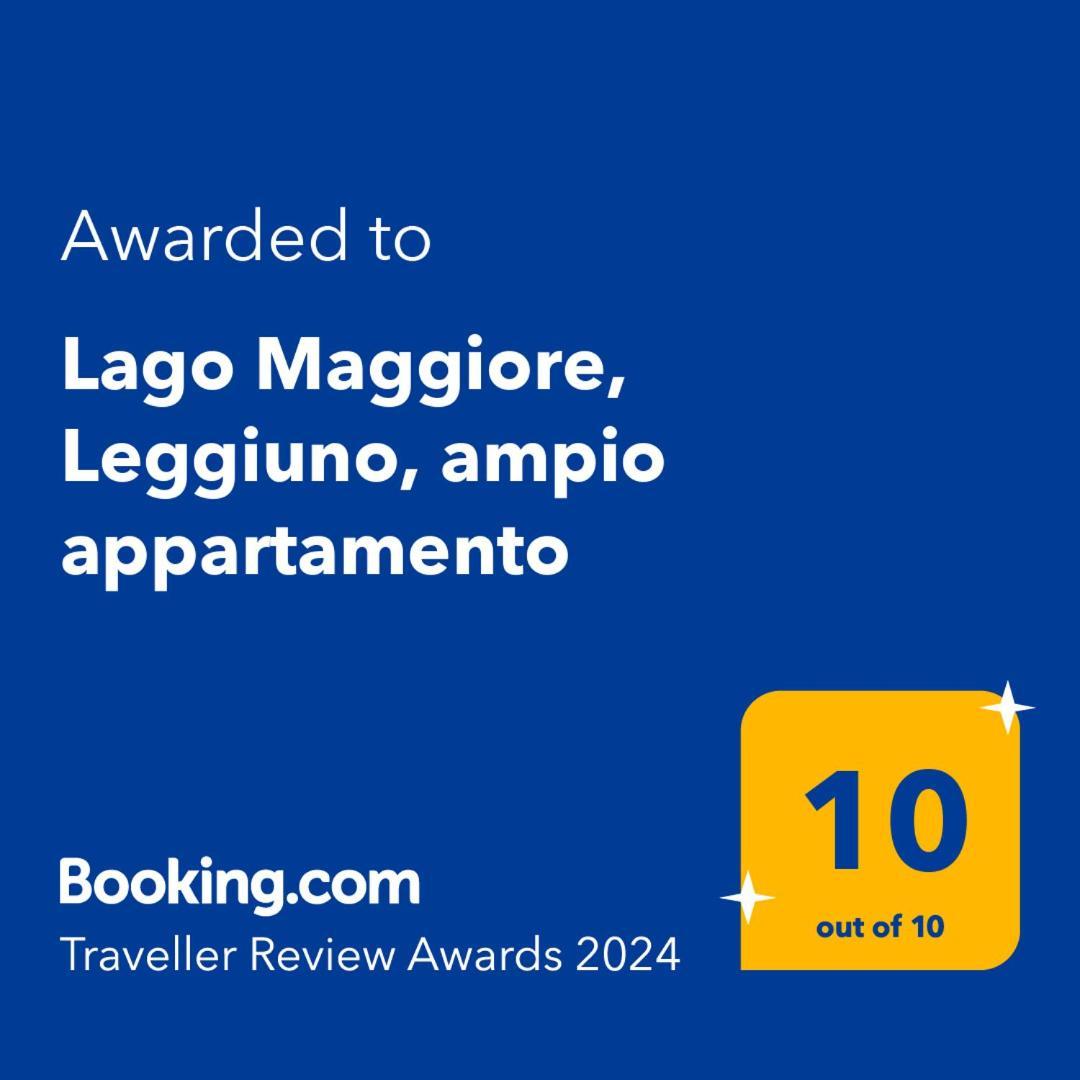 Lago Maggiore, Leggiuno, Ampio Appartamento מראה חיצוני תמונה